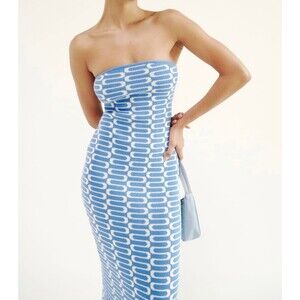 Reformation strapless midi sweater dresses